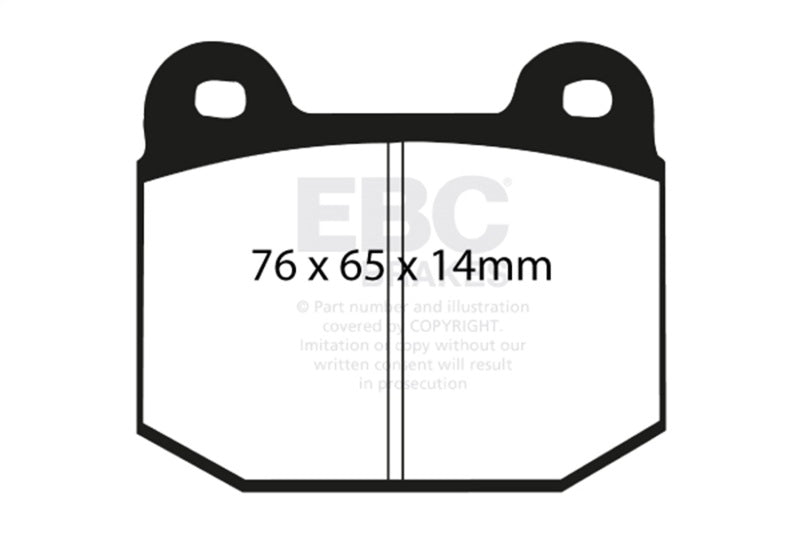 EBC 03-04 Infiniti G35 3.5 (Manual) (Brembo) Greenstuff Rear Brake Pads-Brake Pads - Performance-Grocery Getter Performance