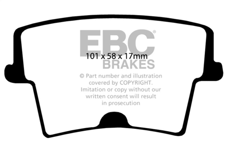 EBC 05-09 Chrysler 300 2.7 Greenstuff Rear Brake Pads-Brake Pads - Performance-Grocery Getter Performance