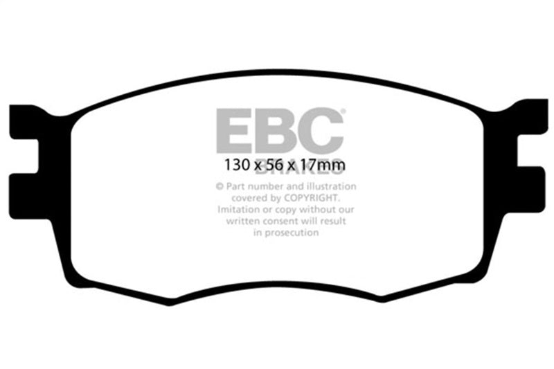 EBC 06-11 Hyundai Accent 1.6 Greenstuff Front Brake Pads-Brake Pads - Performance-Grocery Getter Performance