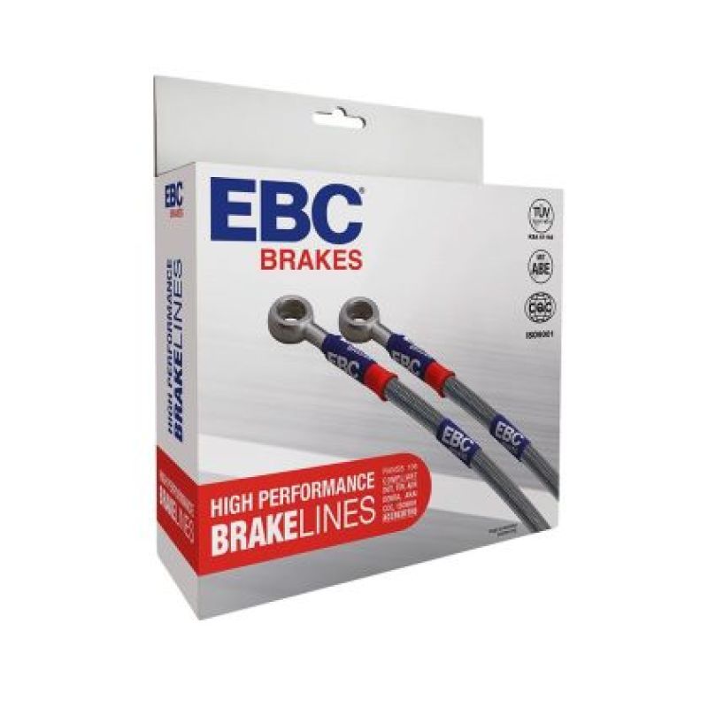 EBC 08-10 BMW M3 4.0L Stainless Steel Brake Line Kit-Brake Line Kits-Grocery Getter Performance