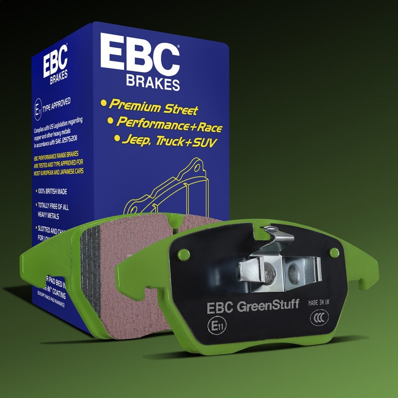 EBC 08-11 Volkswagen CC 3.6 Greenstuff Front Brake Pads-Brake Pads - Performance-Grocery Getter Performance