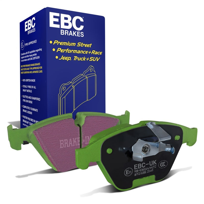 EBC 11-12 BMW 1M Coupe 3.0 Twin Turbo Greenstuff Front Brake Pads-Brake Pads - Performance-Grocery Getter Performance
