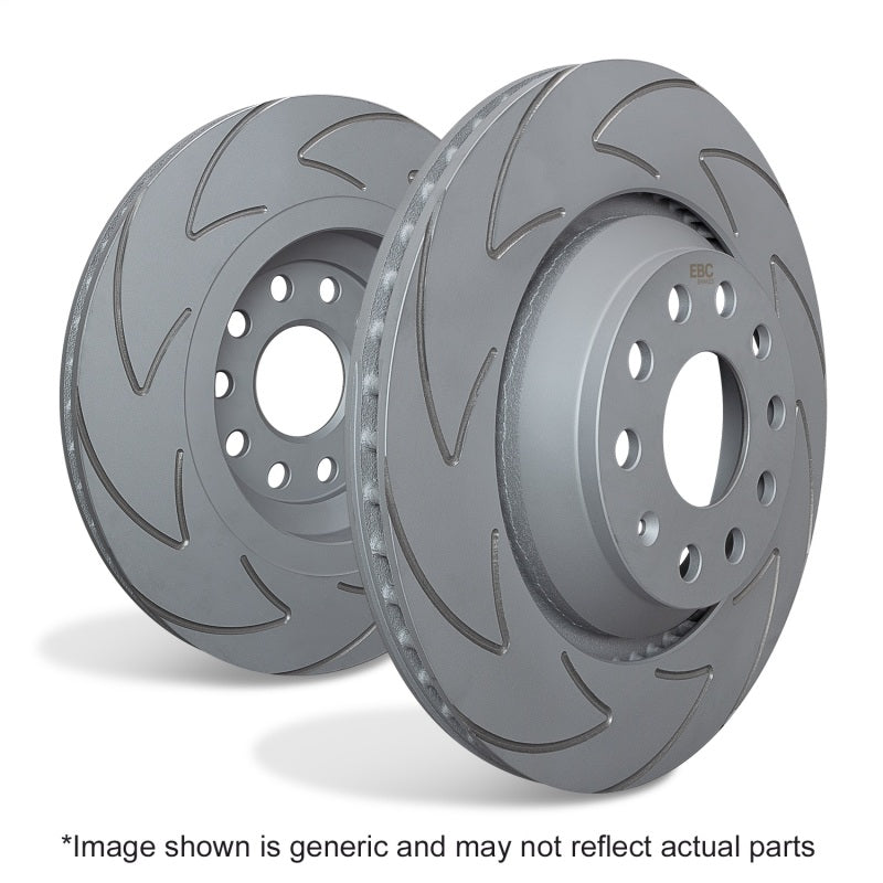 EBC 11-13 Lexus IS350 BSD Front Rotors-Brake Rotors - Slotted-Grocery Getter Performance