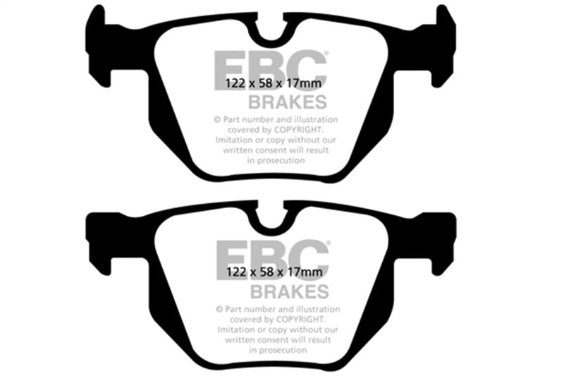 EBC 13+ BMW X1 3.0 Turbo (35i) Greenstuff Rear Brake Pads-Brake Pads - Performance-Grocery Getter Performance