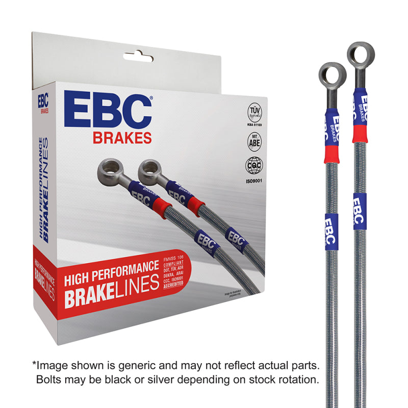 EBC 2017+ Subaru BRZ 2.0L Stainless Steel Brake Line Kit-Brake Line Kits-Grocery Getter Performance