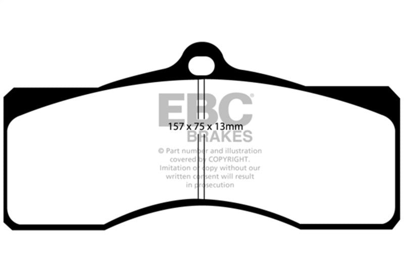 EBC 68-69 Chevrolet Camaro (1st Gen) 4.9 Greenstuff Front Brake Pads-Brake Pads - Performance-Grocery Getter Performance