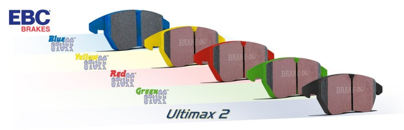 EBC 71-72 Amc Ambassador 4.2 Greenstuff Front Brake Pads-Brake Pads - Performance-Grocery Getter Performance