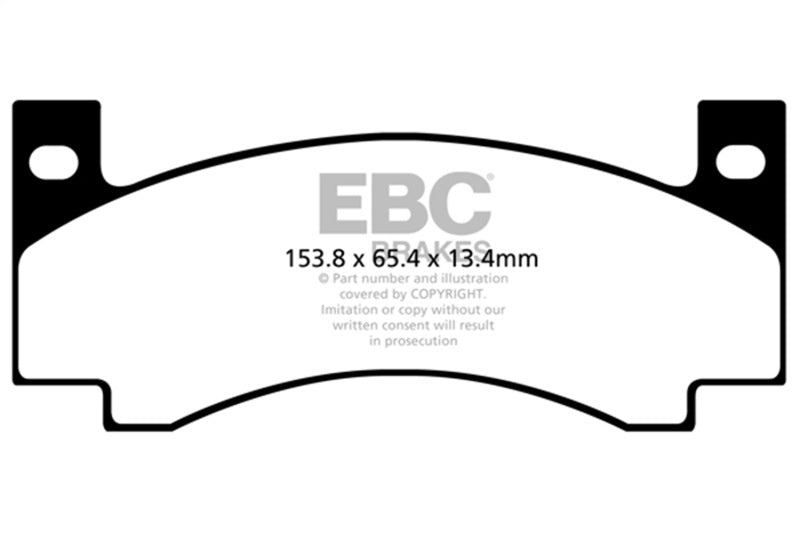 EBC 71-72 Amc Ambassador 4.2 Greenstuff Front Brake Pads-Brake Pads - Performance-Grocery Getter Performance