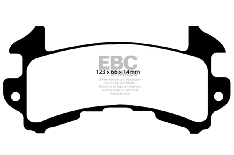 EBC 79-85 Buick Riviera (Fwd) 3.8 Turbo Greenstuff Rear Brake Pads-Brake Pads - Performance-Grocery Getter Performance