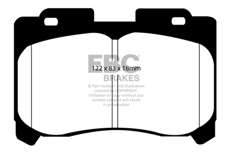 EBC 93-98 Toyota Supra 3.0 Twin Turbo Greenstuff Front Brake Pads-Brake Pads - Performance-Grocery Getter Performance