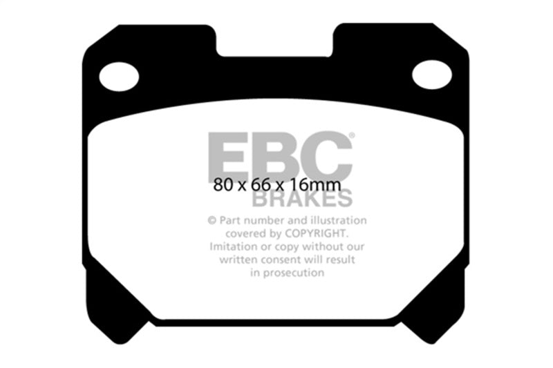 EBC 93-98 Toyota Supra 3.0 Twin Turbo Greenstuff Rear Brake Pads-Brake Pads - Performance-Grocery Getter Performance