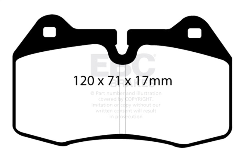 EBC 94-96 BMW 840 4.0 (E31) Greenstuff Front Brake Pads-Brake Pads - Performance-Grocery Getter Performance