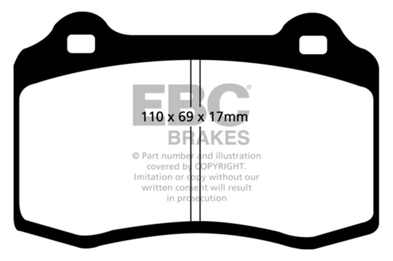 EBC 96-03 Alfa Romeo GTV 3.0 (Brembo) Greenstuff Front Brake Pads-Brake Pads - Performance-Grocery Getter Performance