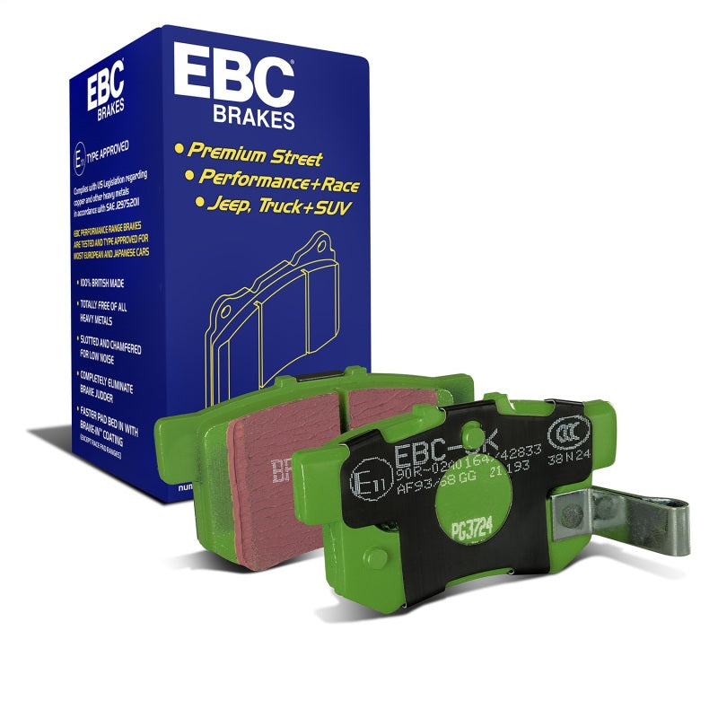 EBC 97 Acura CL 2.2 Greenstuff Rear Brake Pads-Brake Pads - Performance-Grocery Getter Performance