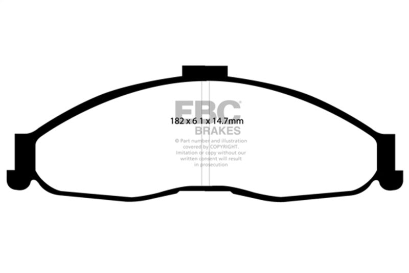 EBC 98-02 Chevrolet Camaro (4th Gen) 3.8 Greenstuff Front Brake Pads-Brake Pads - Performance-Grocery Getter Performance