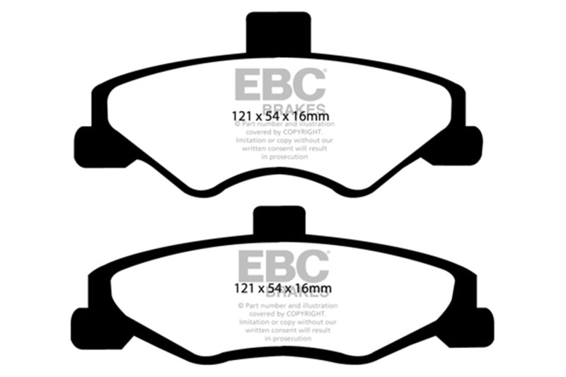 EBC 98-02 Chevrolet Camaro (4th Gen) 3.8 Greenstuff Rear Brake Pads-Brake Pads - Performance-Grocery Getter Performance
