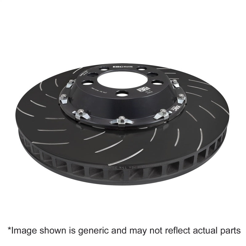 EBC Racing 01-07 Acura RSX Type S 2.0L Front 2 Piece Rotor Replacement (Pair)-Brake Rotors - 2 Piece-Grocery Getter Performance