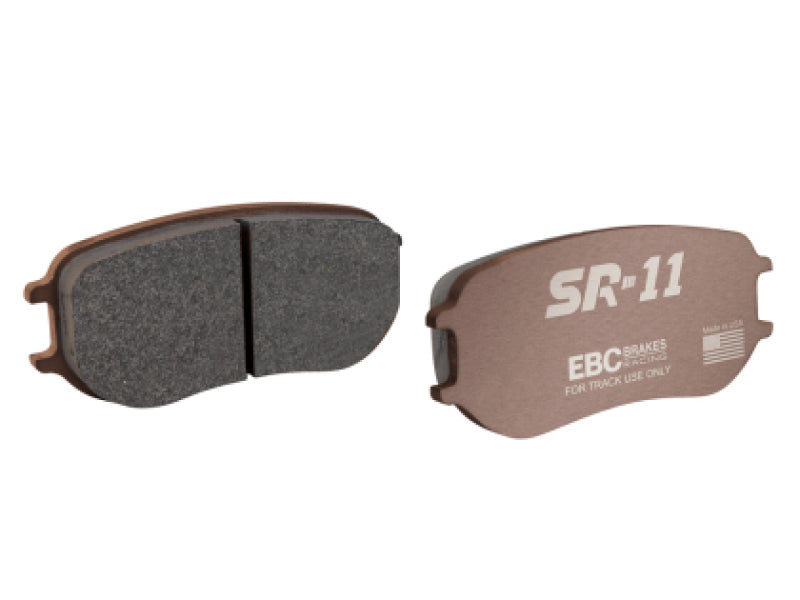 EBC Racing 01-13 Chevrolet Corvette C5/C6 5.7L/6.0L/6.2L Rear SR-11 Sintered Race Brake Pads-Brake Pads - Racing-Grocery Getter Performance