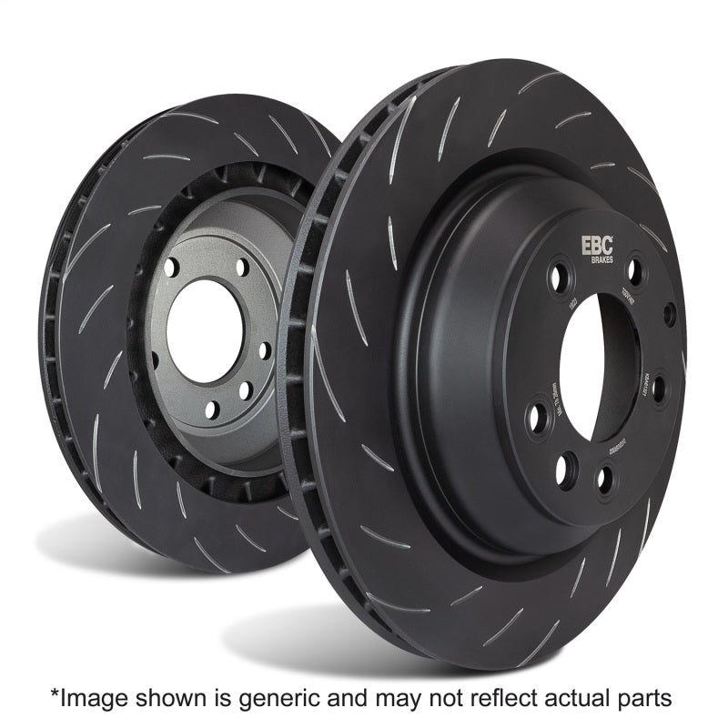 EBC Racing 03-09 Nissan 350Z 3.5L Rear SG Racing 1 Piece Rotors-Brake Hardware-Grocery Getter Performance