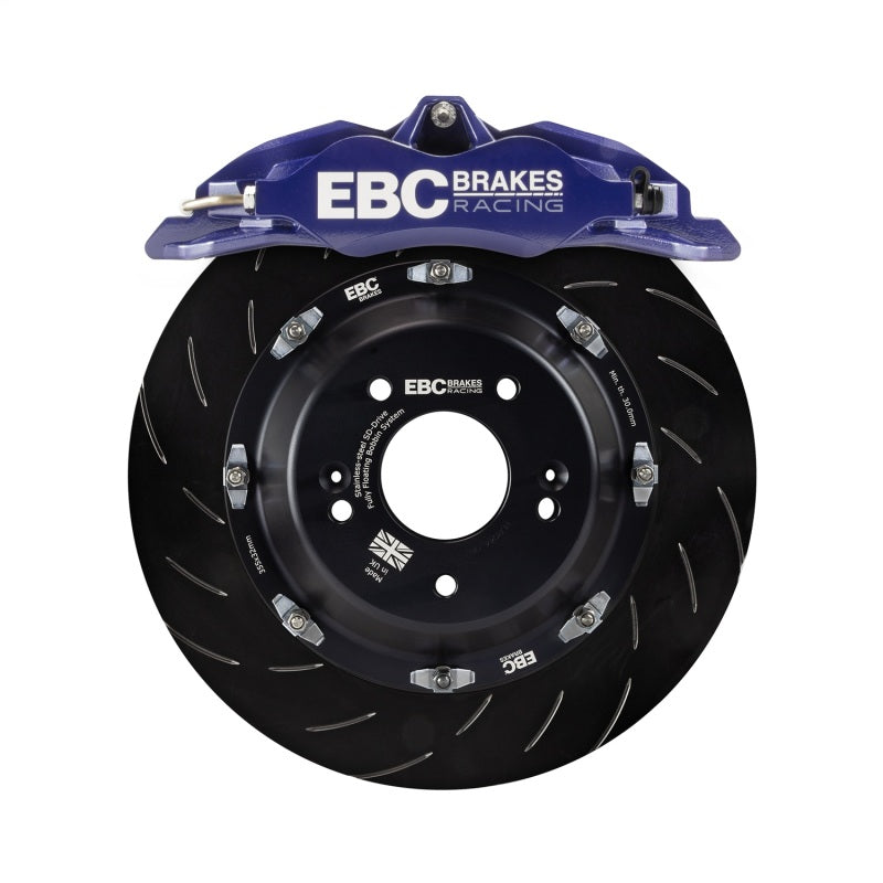 EBC Racing 03-12 Mazda RX-8 Blue Apollo-4 Calipers 355mm Rotors Front Big Brake Kit-Big Brake Kits-Grocery Getter Performance