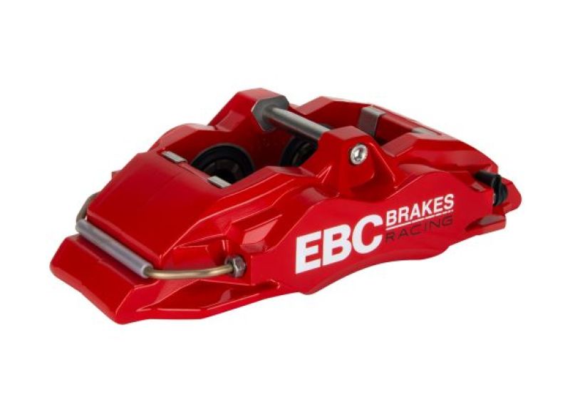 EBC Racing 05-11 Ford Focus ST (Mk2) Front Left Apollo-4 Red Caliper-Brake Calipers - Perf-Grocery Getter Performance