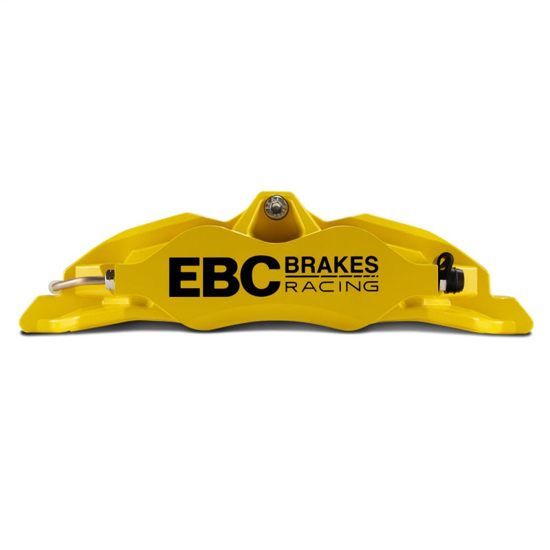 EBC Racing 05-11 Ford Focus ST (Mk2) Front Left Apollo-4 Yellow Caliper-Brake Calipers - Perf-Grocery Getter Performance