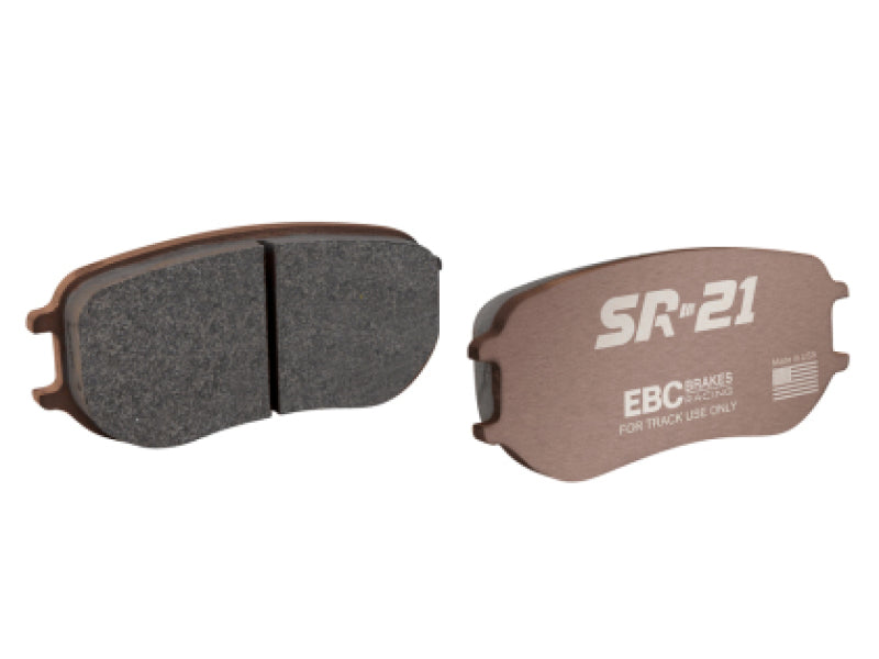 EBC Racing 06-13 Chevrolet Corvette Z06 (C6 w/Multi-Pad System) SR-21 Sintered Race Rear Brake Pads-Brake Pads - Racing-Grocery Getter Performance