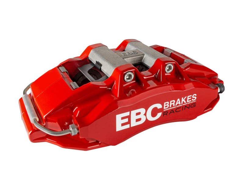 EBC Racing 08-21 Nissan 370Z Red Apollo-6 Calipers 355mm Rotors Front Big Brake Kit-Big Brake Kits-Grocery Getter Performance