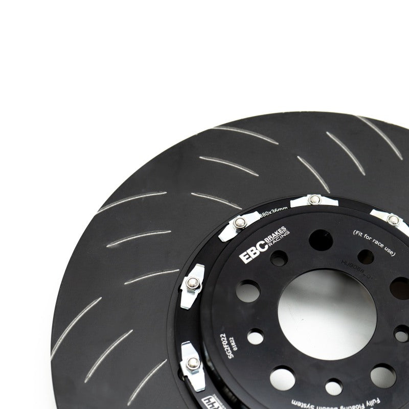 EBC Racing 11-21 Jeep Grand Cherokee 6.4L / 2018+ Dodge Durango SRT 2 Piece SG Racing Front Rotors-Brake Rotors - 2 Piece-Grocery Getter Performance