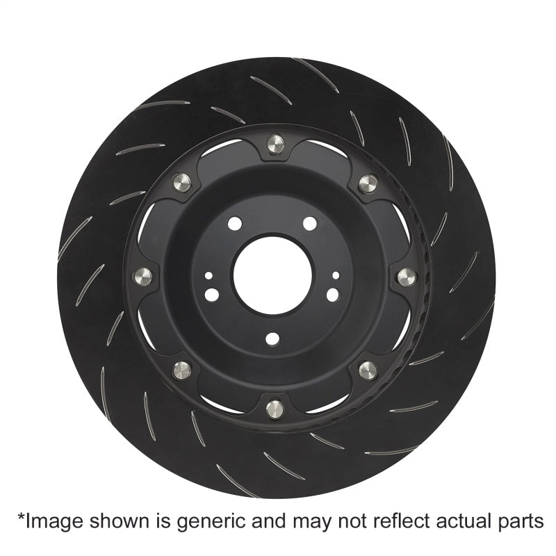 EBC Racing 13-19 Volkswagen GTI (MK7) Front BBK Replacement Discs Complete Assembly (Pair)-Brake Rotors - 2 Piece-Grocery Getter Performance