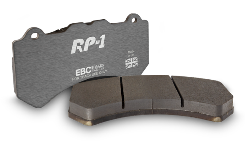 EBC Racing 2020+ Toyota GR Supra 2.0L/3.0L (w/13.6in Rear Rotor) RP-1 Race Rear Brake Pads-Brake Pads - Racing-Grocery Getter Performance