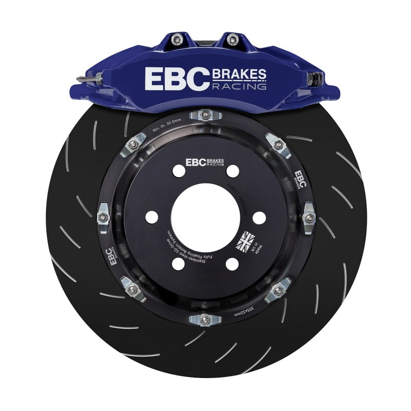 EBC Racing 2023+ Nissan 400Z Blue Apollo-6 Calipers 355mm Rotors Front Big Brake Kit-Big Brake Kits-Grocery Getter Performance