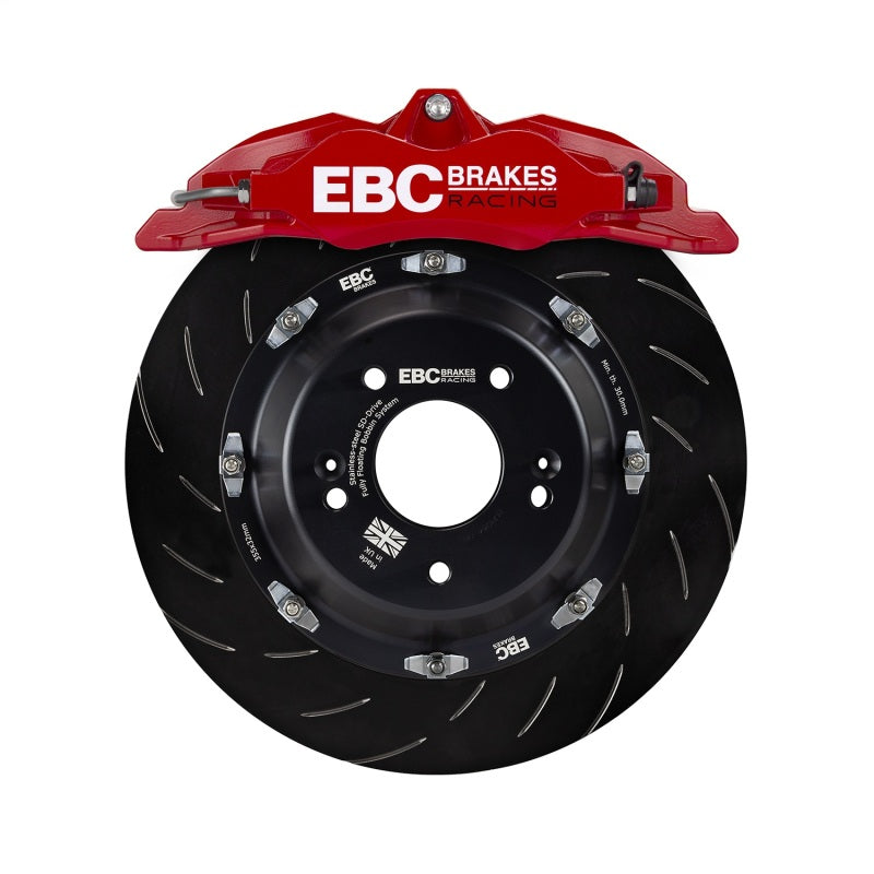 EBC Racing 92-00 BMW M3 (E36) Front Left Apollo-4 Red Caliper-Brake Calipers - Perf-Grocery Getter Performance