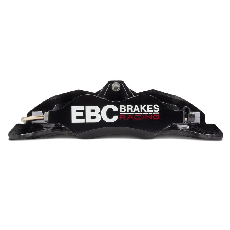 EBC Racing 92-00 BMW M3 (E36) w/Meyle Control Arms Black Apollo-4 Calipers 330mm Rotors Front BBK-Big Brake Kits-Grocery Getter Performance