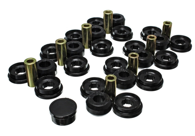 Energy Suspension 03-09 Lexus Gx470 / 07-09 Toyota FJ Cruiser Black Rear End Control Arm Bushing Set-Bushing Kits-Grocery Getter Performance