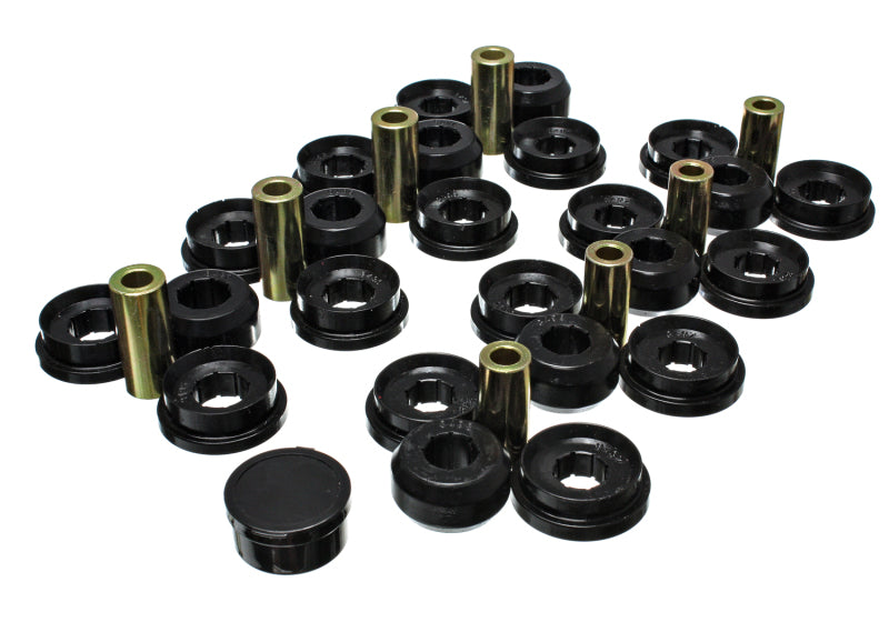 Energy Suspension 03-09 Lexus Gx470 / 07-09 Toyota FJ Cruiser Black Rear End Control Arm Bushing Set-Bushing Kits-Grocery Getter Performance