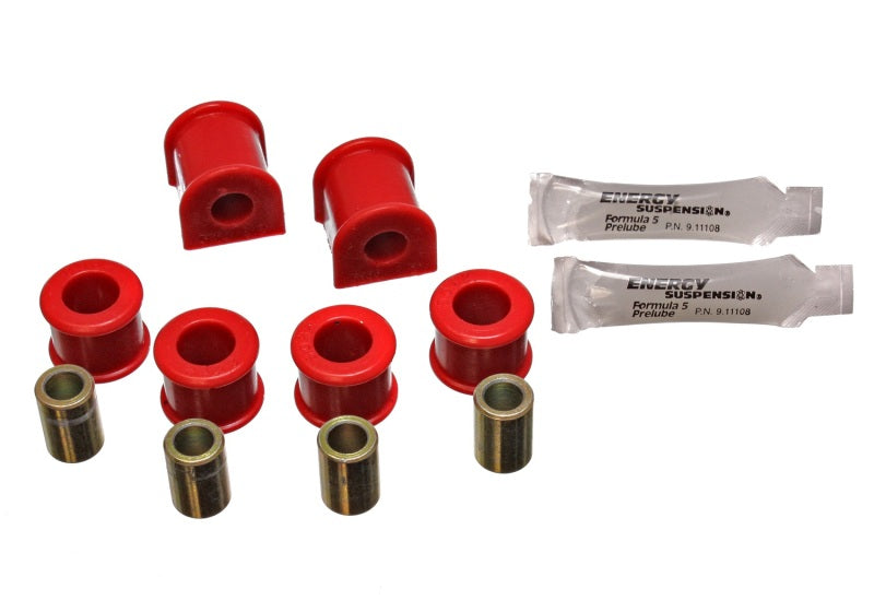 Energy Suspension 90-97 Mazda Miata Red 12.5mm Rear Sway Bar Bushings (includes Sway Bar End Link Bu-Bushing Kits-Grocery Getter Performance