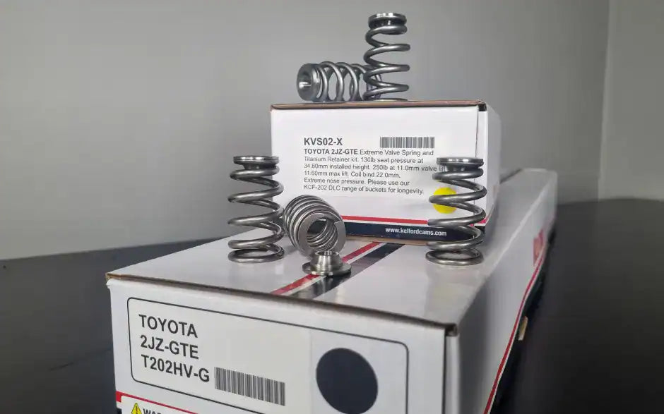 2JZ-GTE Extreme Beehive Springs and Titanium Retainers