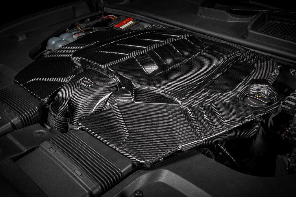 Eventuri 4.0TFSI Twin Turbo V8 Black Carbon Intake System - Plastic Inlet