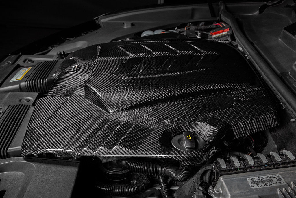 Eventuri 4.0TFSI Twin Turbo V8 Black Carbon Intake System - Plastic Inlet