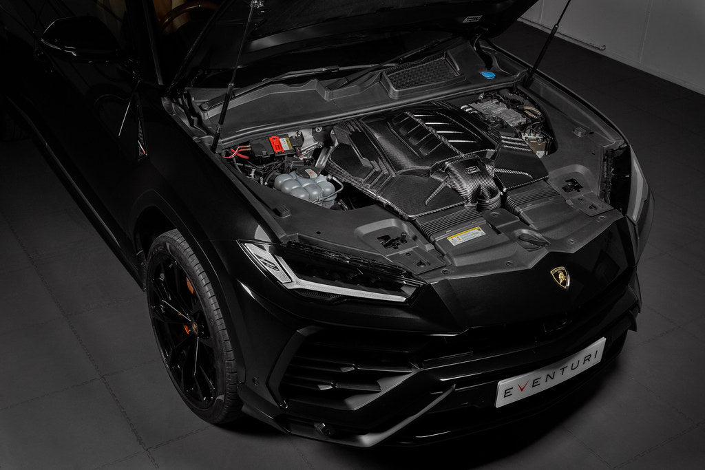Eventuri 4.0TFSI Twin Turbo V8 Black Carbon Intake System - Plastic Inlet
