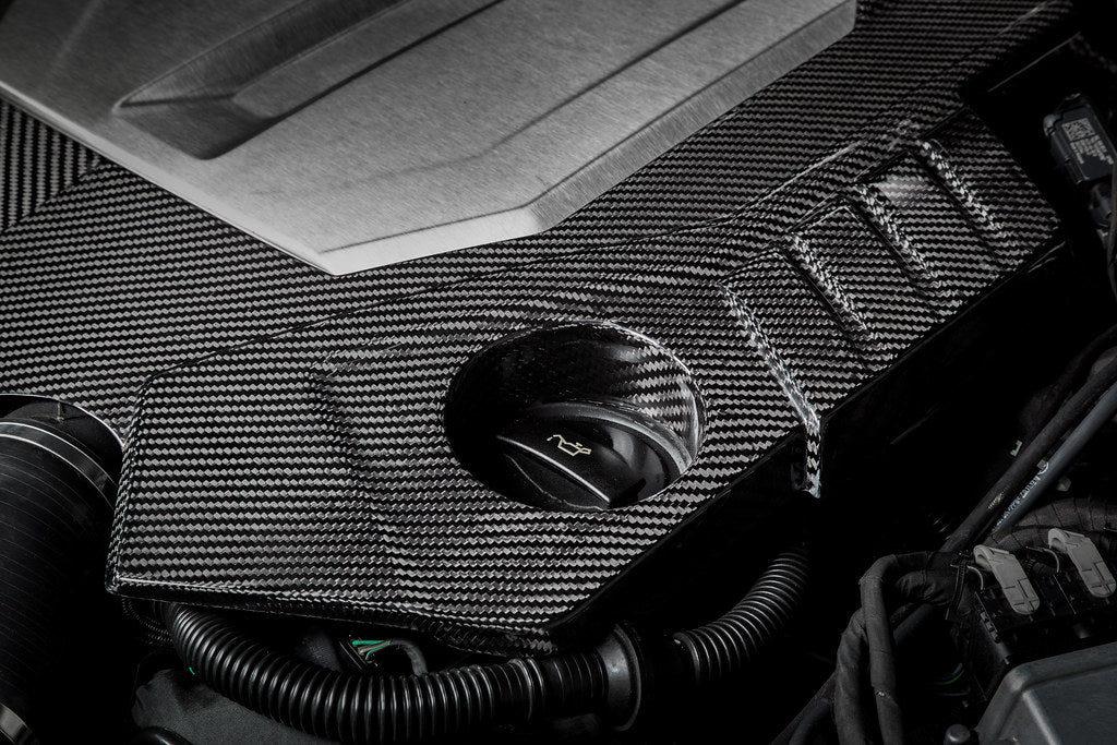 Eventuri Audi C8 RS6 / RS7 Black Carbon Engine Cover-Exterior-Grocery Getter Performance