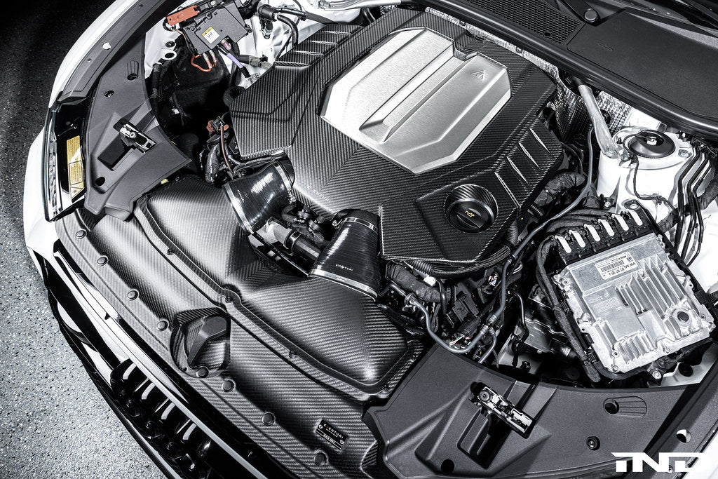 Eventuri Audi C8 RS6 / RS7 Black Carbon Engine Cover-Exterior-Grocery Getter Performance