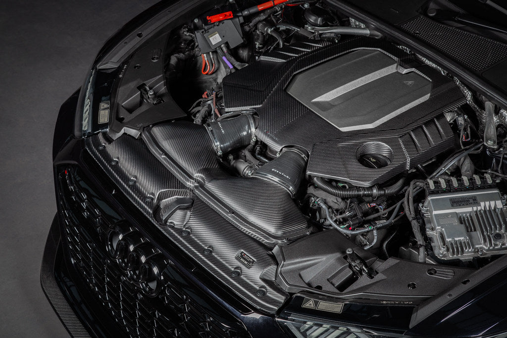 Eventuri Audi C8 RS6 / RS7 Black Carbon Engine Cover-Exterior-Grocery Getter Performance