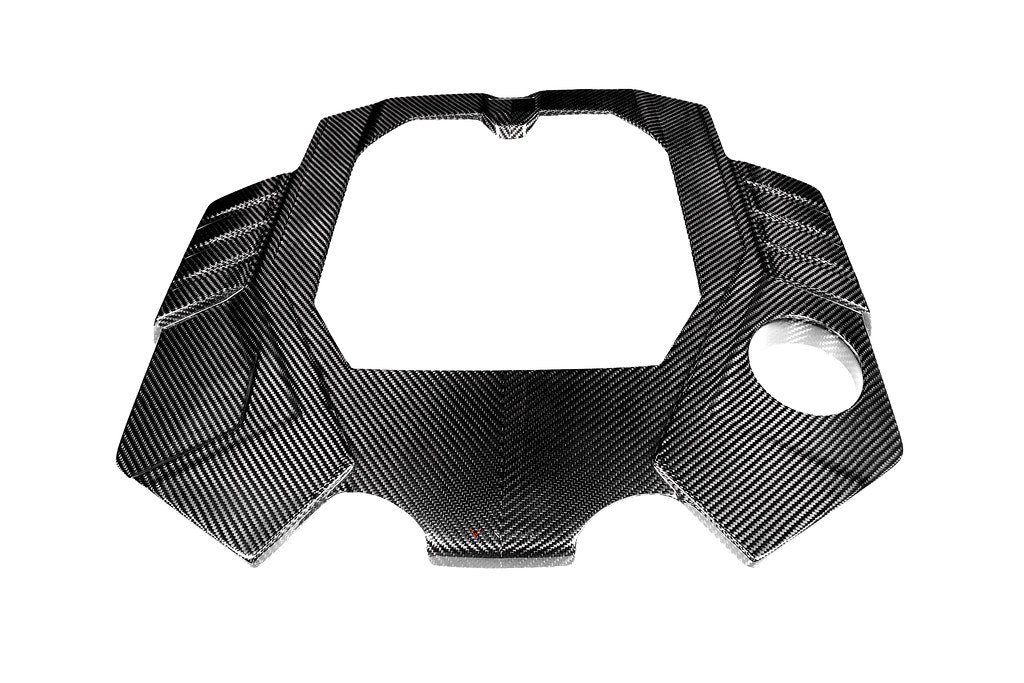 Eventuri Audi C8 RS6 / RS7 Black Carbon Engine Cover-Exterior-Grocery Getter Performance