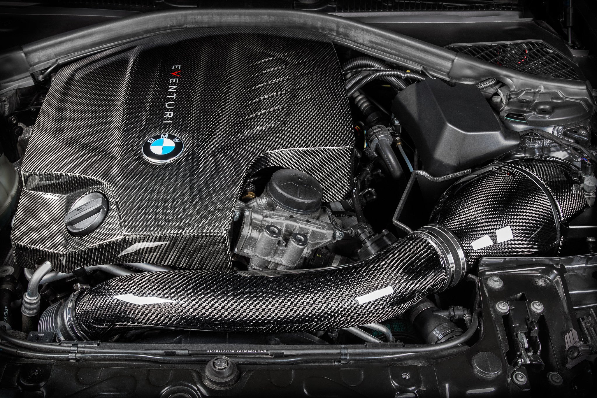 Eventuri BMW F-Chassis N55 Black Carbon Intake System - V2-Performance-Grocery Getter Performance