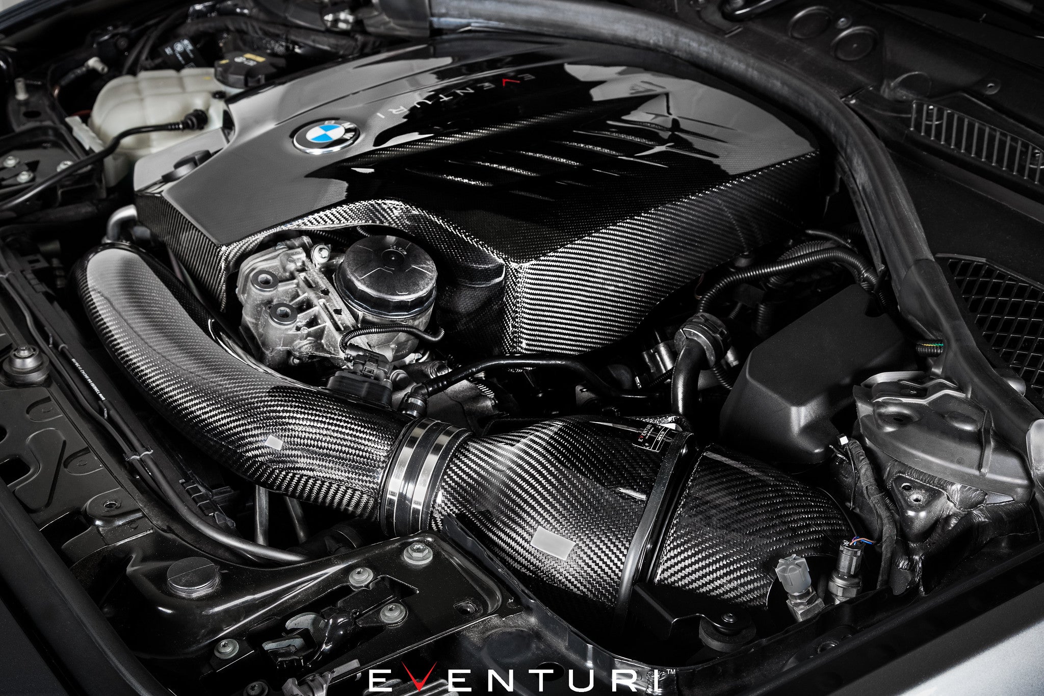 Eventuri BMW F-Chassis N55 Black Carbon Intake System - V2-Performance-Grocery Getter Performance