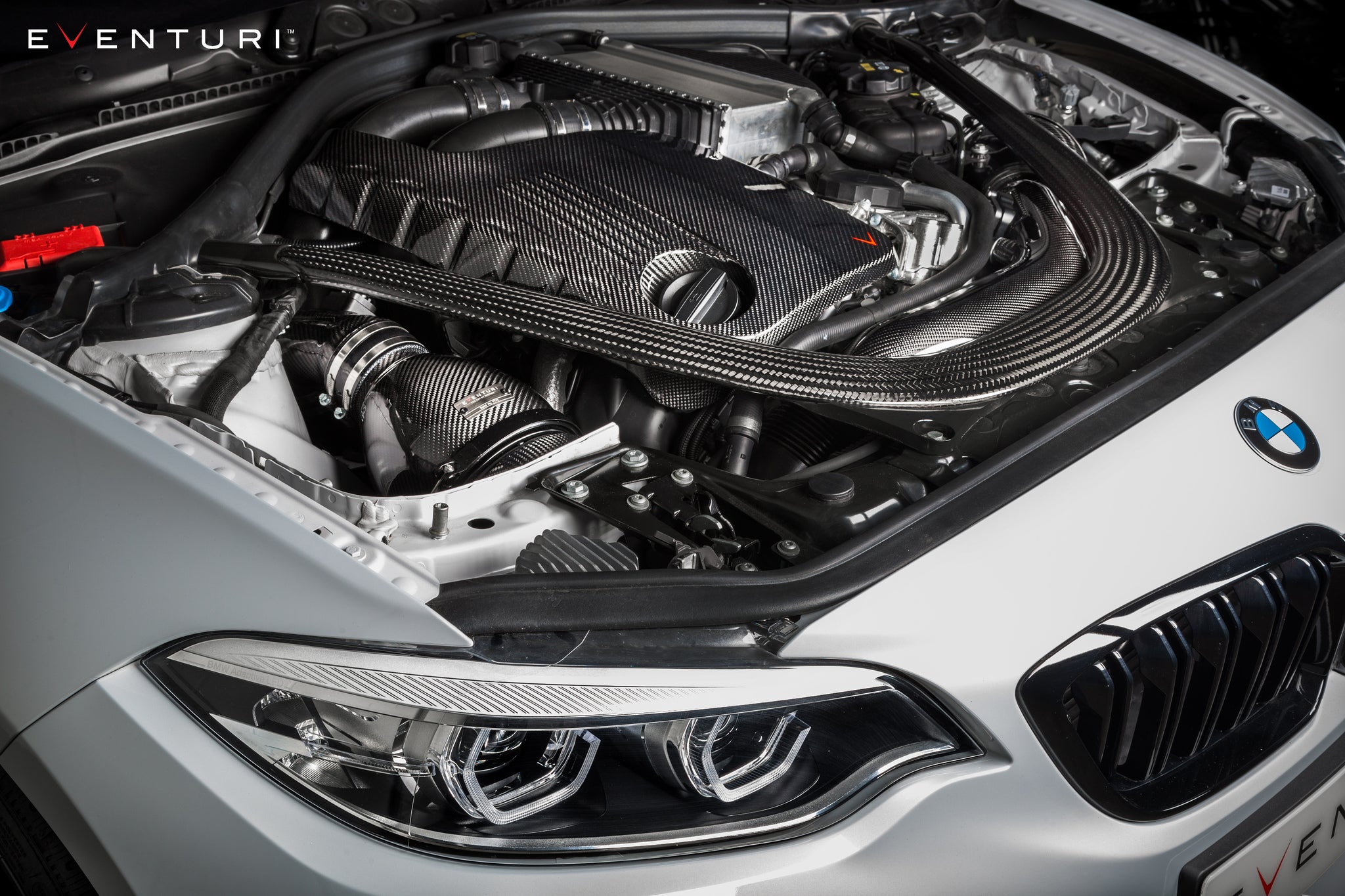 Eventuri BMW F87 M2 Competition / M2 CS S55 Black Carbon Intake System-Performance-Grocery Getter Performance