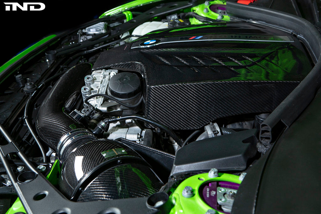 Eventuri BMW F87 M2 N55 Black Carbon Engine Cover-Exterior-Grocery Getter Performance
