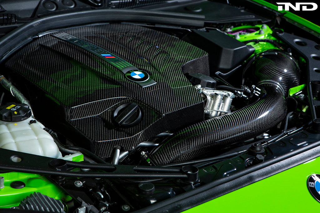 Eventuri BMW F87 M2 N55 Black Carbon Engine Cover-Exterior-Grocery Getter Performance